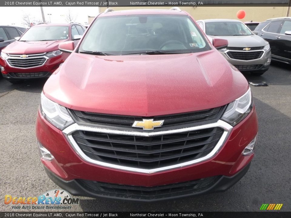 2018 Chevrolet Equinox LT AWD Cajun Red Tintcoat / Jet Black Photo #7