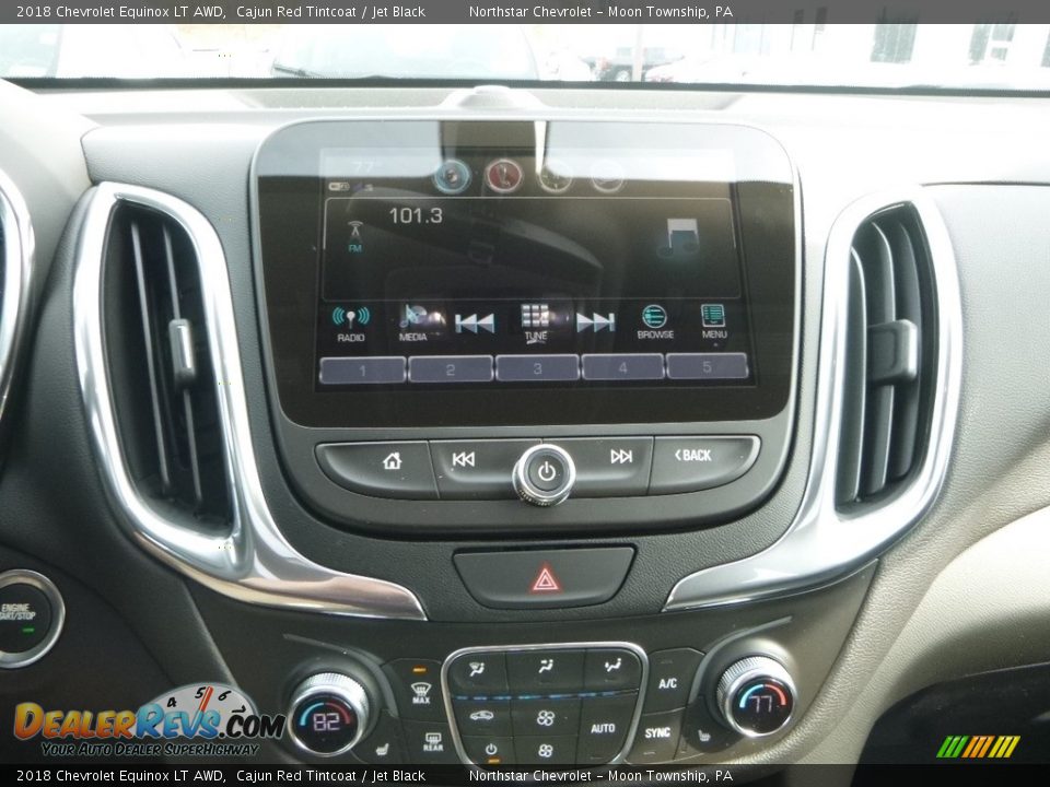 2018 Chevrolet Equinox LT AWD Cajun Red Tintcoat / Jet Black Photo #17
