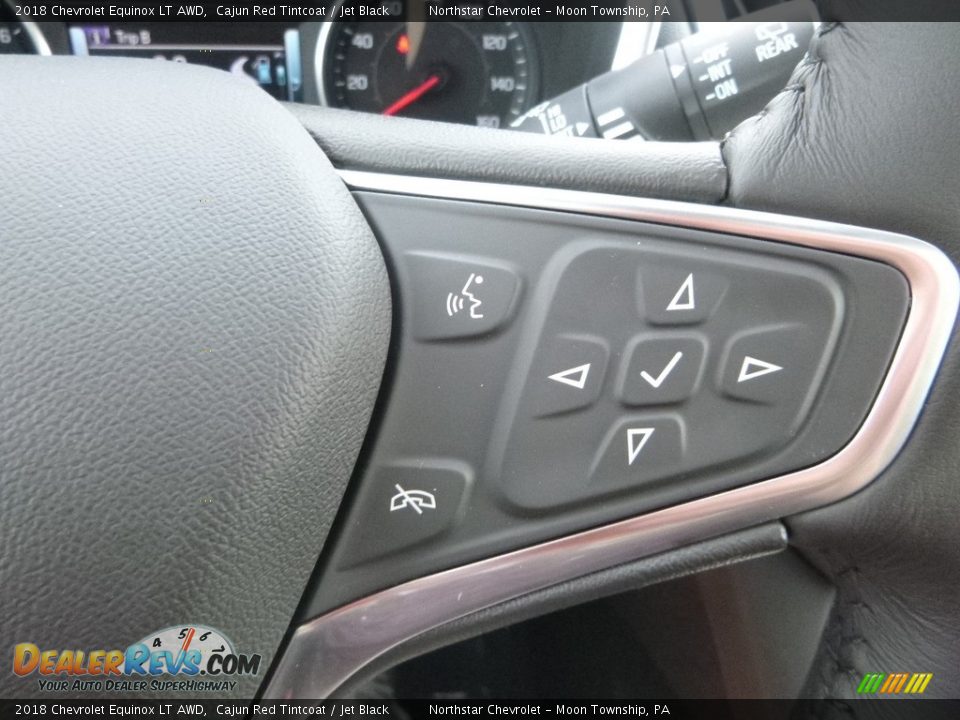 2018 Chevrolet Equinox LT AWD Cajun Red Tintcoat / Jet Black Photo #19