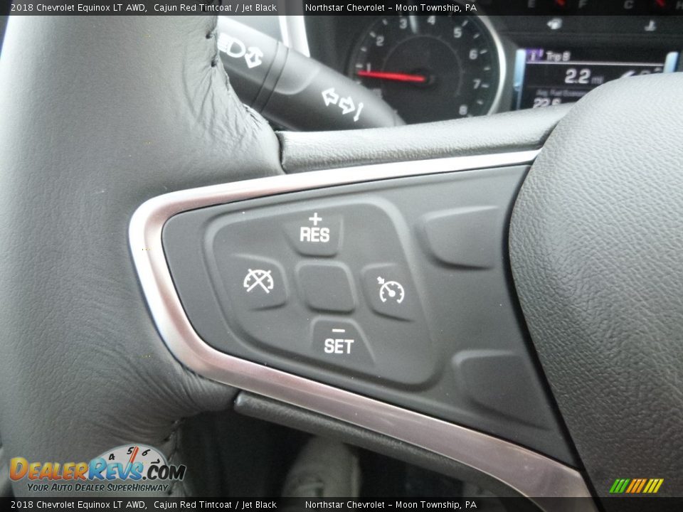 2018 Chevrolet Equinox LT AWD Cajun Red Tintcoat / Jet Black Photo #20
