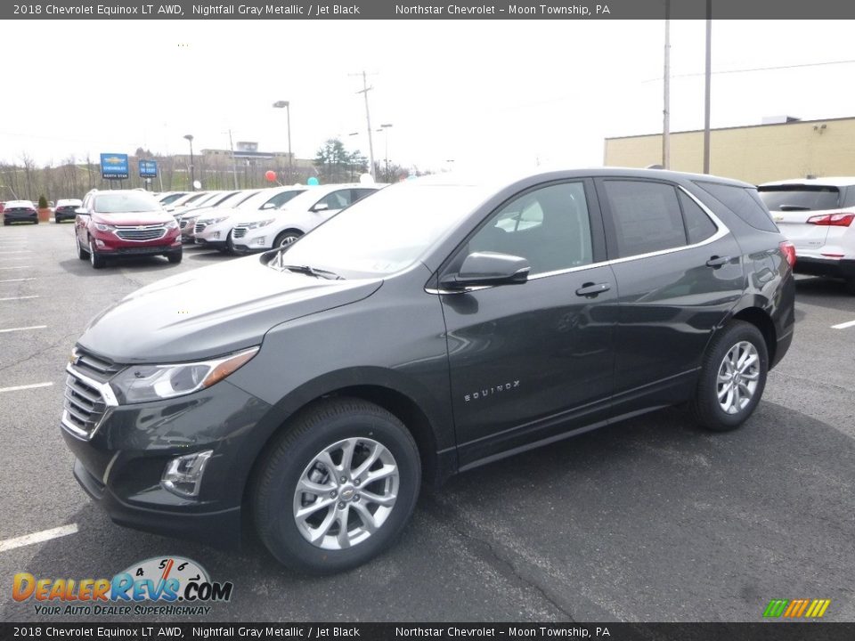 2018 Chevrolet Equinox LT AWD Nightfall Gray Metallic / Jet Black Photo #1