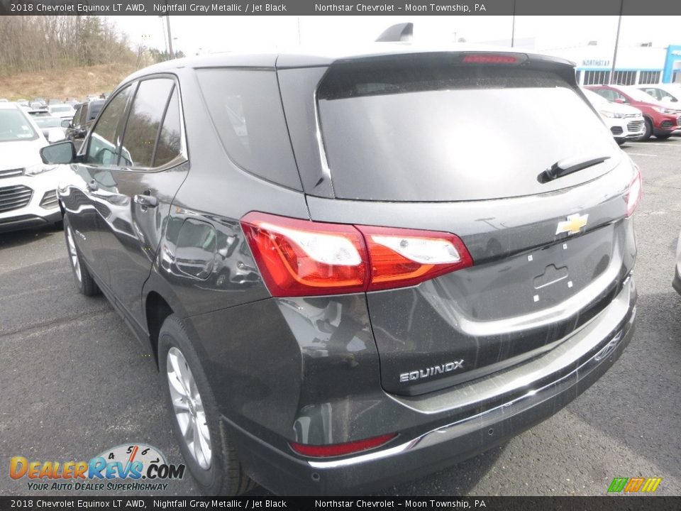 2018 Chevrolet Equinox LT AWD Nightfall Gray Metallic / Jet Black Photo #3
