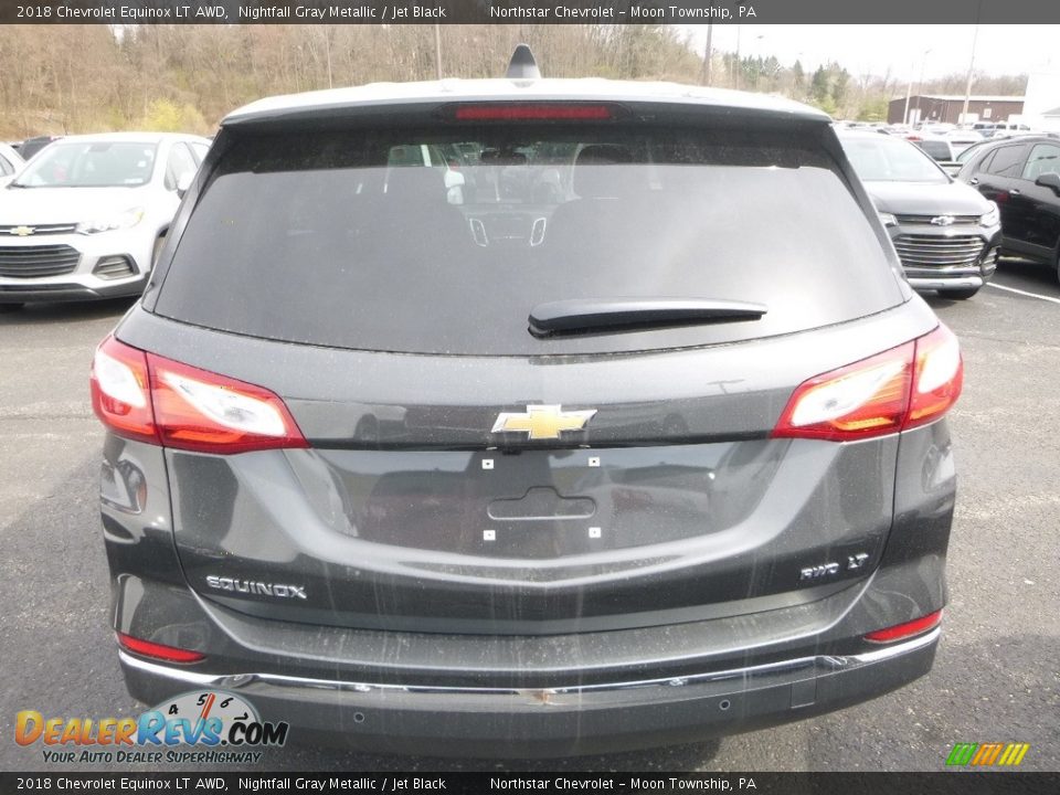 2018 Chevrolet Equinox LT AWD Nightfall Gray Metallic / Jet Black Photo #4