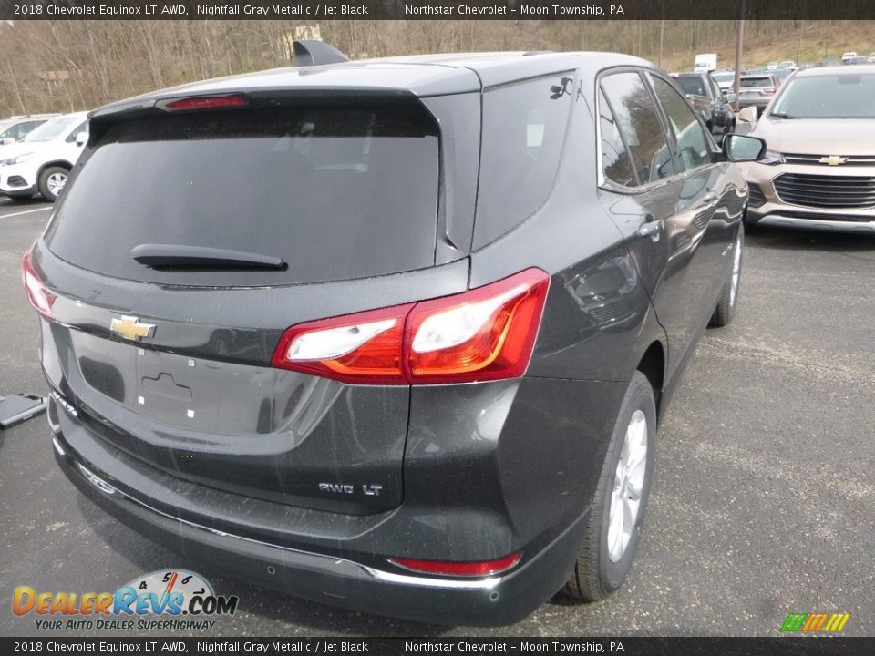 2018 Chevrolet Equinox LT AWD Nightfall Gray Metallic / Jet Black Photo #5