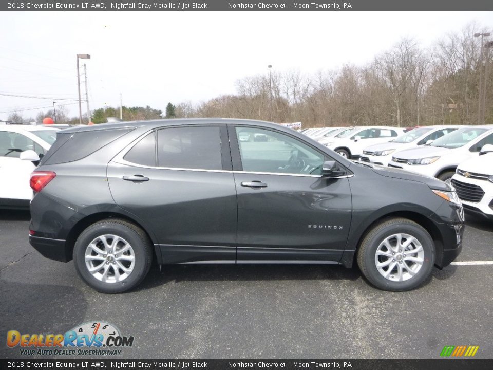 2018 Chevrolet Equinox LT AWD Nightfall Gray Metallic / Jet Black Photo #6