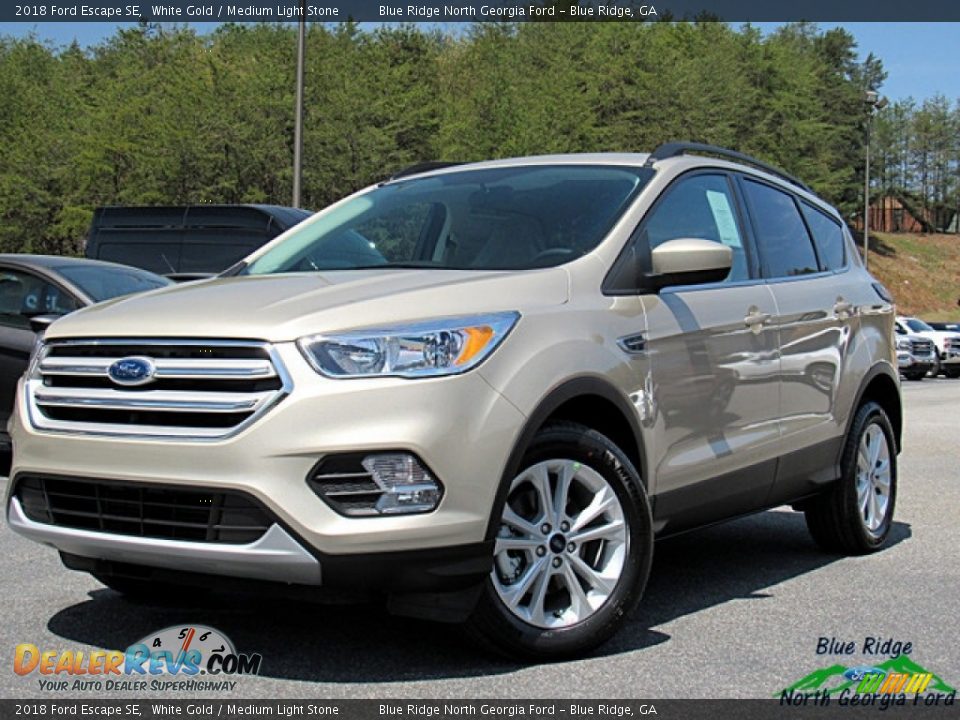 2018 Ford Escape SE White Gold / Medium Light Stone Photo #1