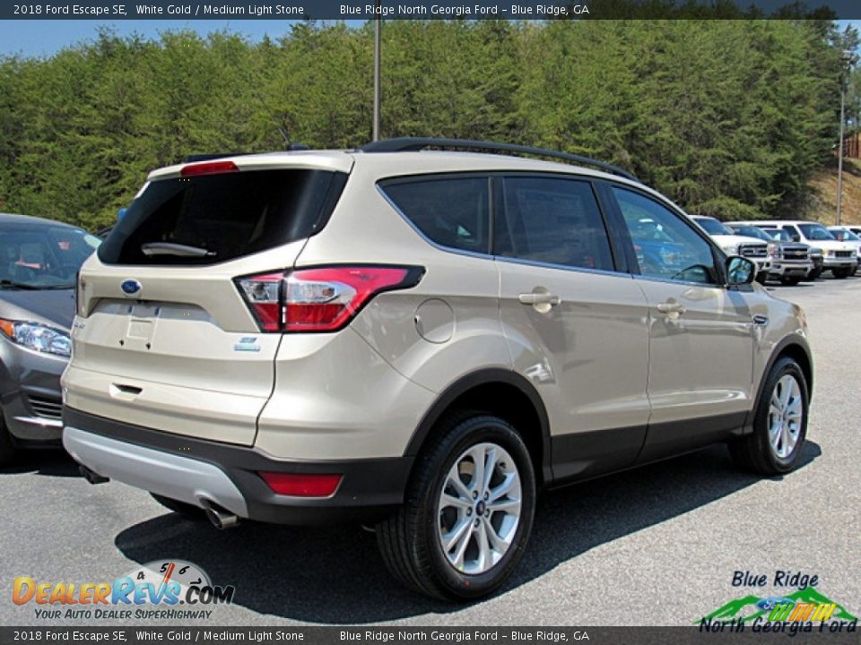 2018 Ford Escape SE White Gold / Medium Light Stone Photo #5