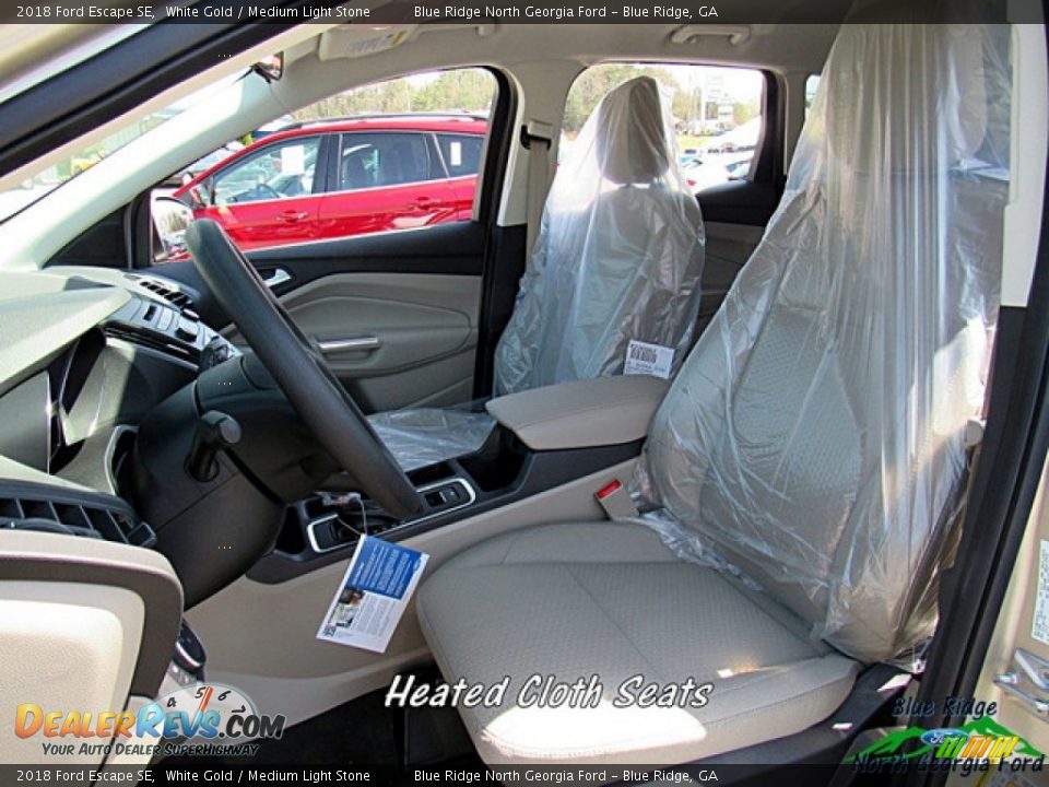 2018 Ford Escape SE White Gold / Medium Light Stone Photo #9