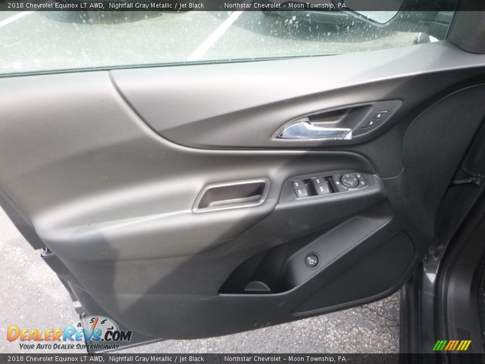2018 Chevrolet Equinox LT AWD Nightfall Gray Metallic / Jet Black Photo #14