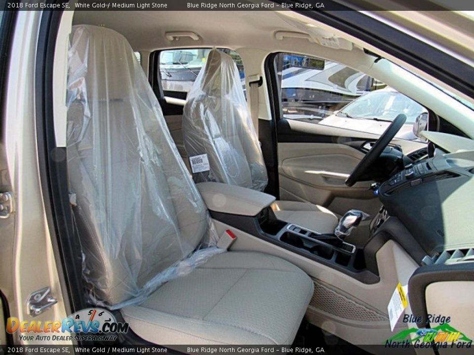 2018 Ford Escape SE White Gold / Medium Light Stone Photo #10