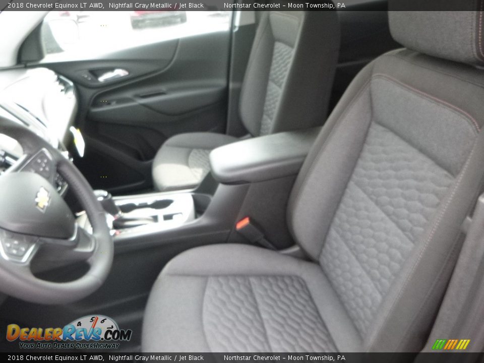 2018 Chevrolet Equinox LT AWD Nightfall Gray Metallic / Jet Black Photo #15
