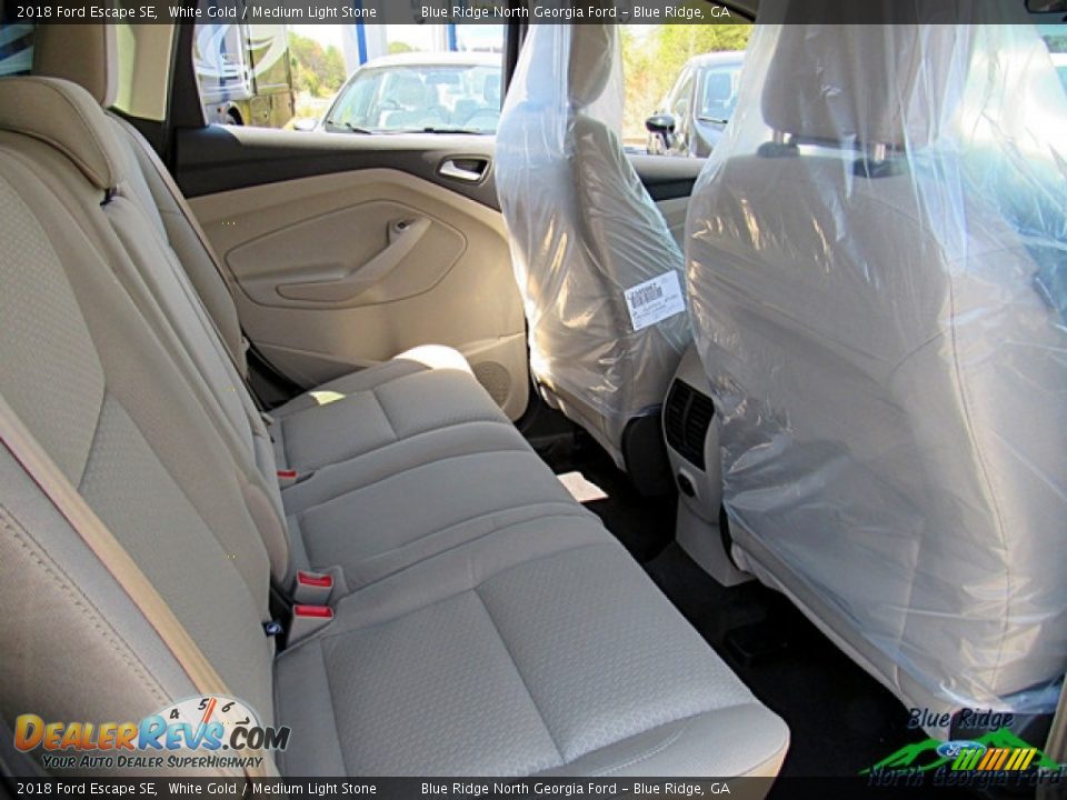 2018 Ford Escape SE White Gold / Medium Light Stone Photo #11