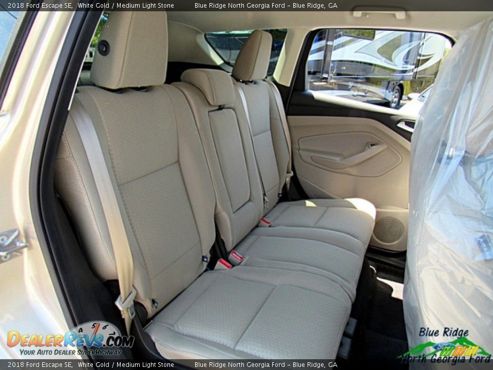 2018 Ford Escape SE White Gold / Medium Light Stone Photo #12