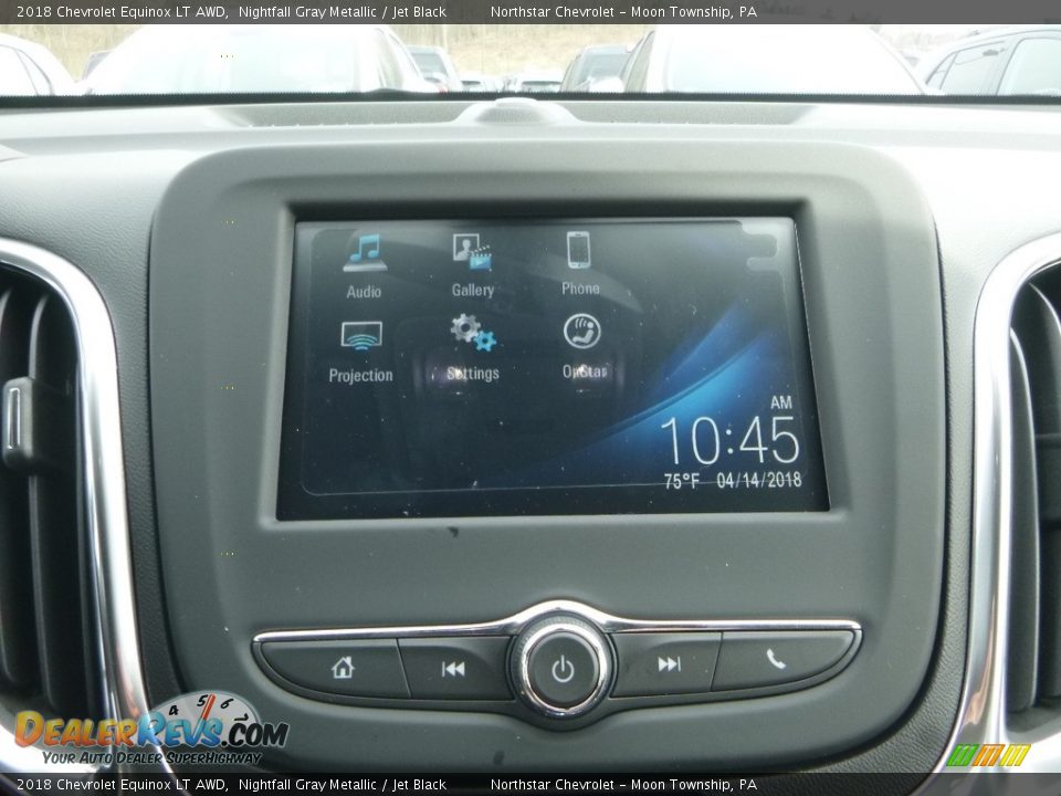 2018 Chevrolet Equinox LT AWD Nightfall Gray Metallic / Jet Black Photo #17