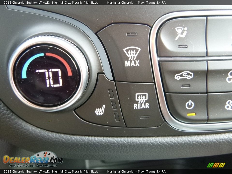 2018 Chevrolet Equinox LT AWD Nightfall Gray Metallic / Jet Black Photo #19