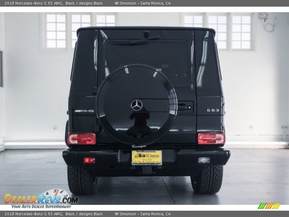 2018 Mercedes-Benz G 63 AMG Black / designo Black Photo #3