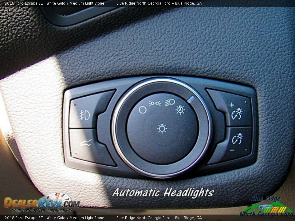2018 Ford Escape SE White Gold / Medium Light Stone Photo #19