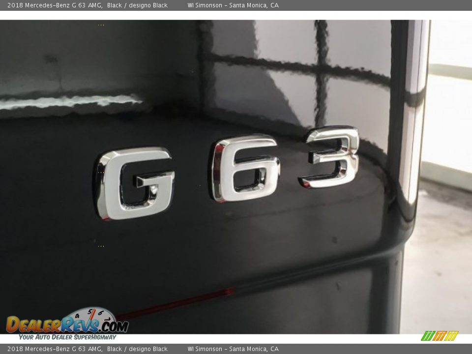 2018 Mercedes-Benz G 63 AMG Black / designo Black Photo #7