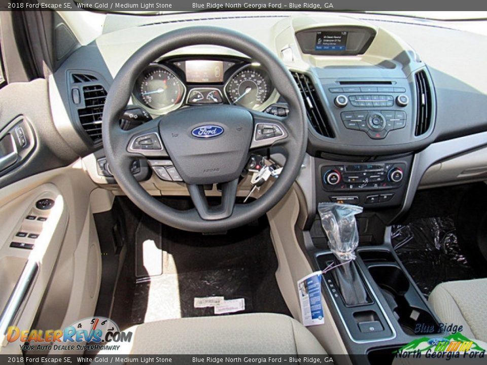 2018 Ford Escape SE White Gold / Medium Light Stone Photo #20