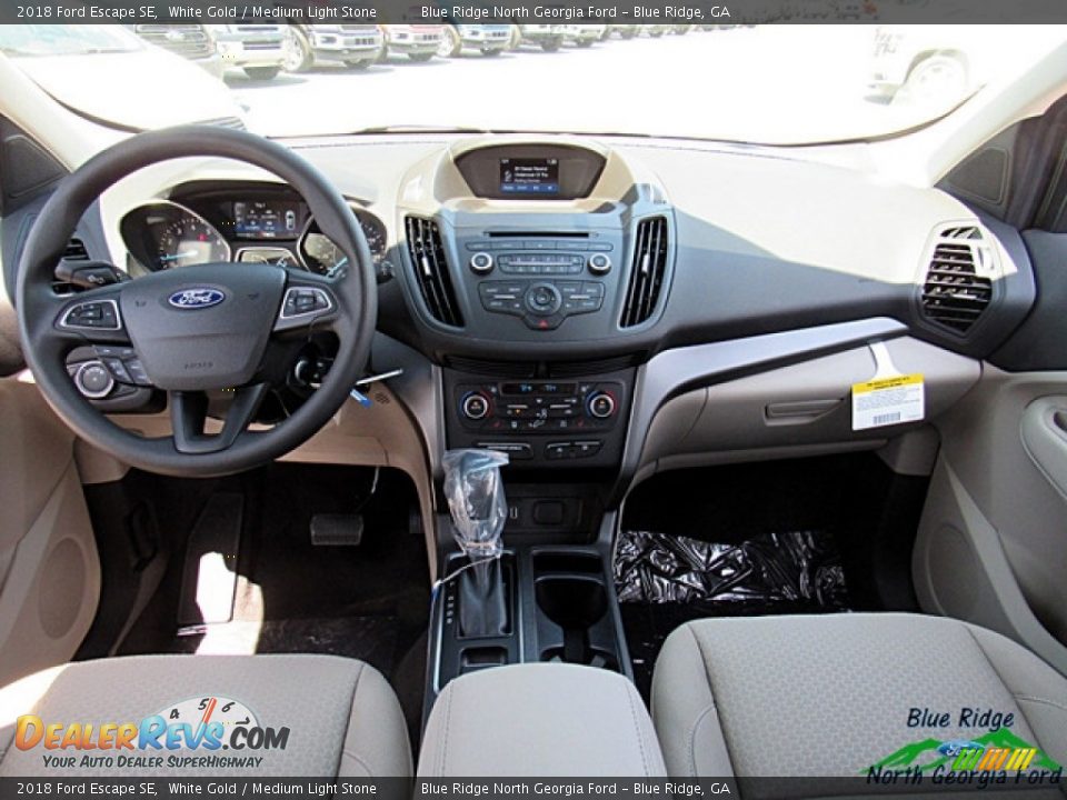 2018 Ford Escape SE White Gold / Medium Light Stone Photo #21