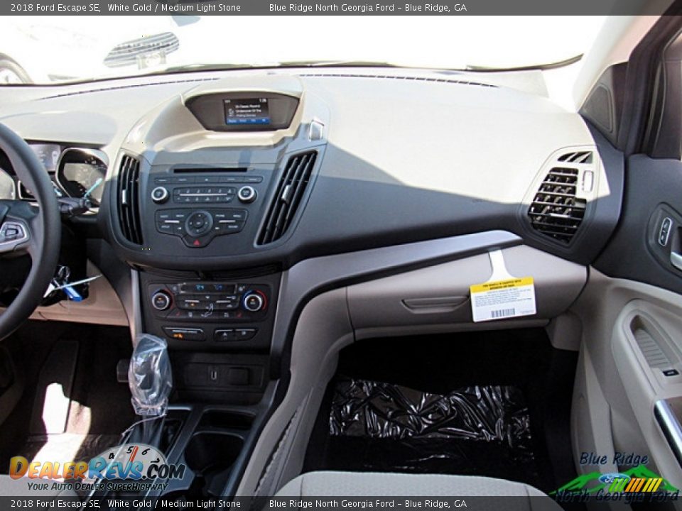 2018 Ford Escape SE White Gold / Medium Light Stone Photo #22