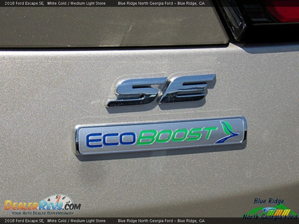 2018 Ford Escape SE White Gold / Medium Light Stone Photo #32
