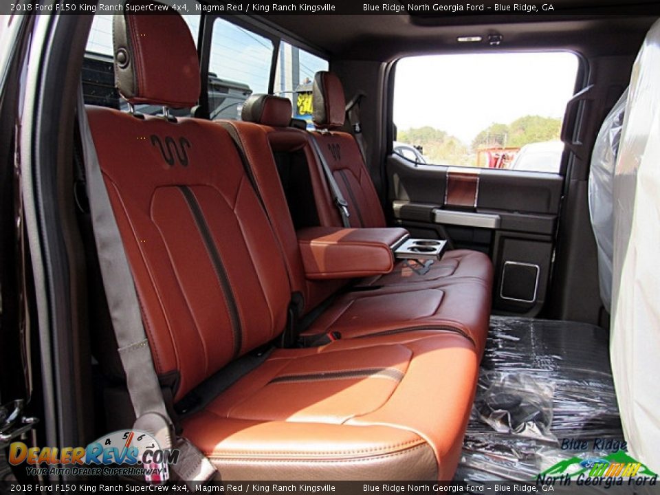 2018 Ford F150 King Ranch SuperCrew 4x4 Magma Red / King Ranch Kingsville Photo #12