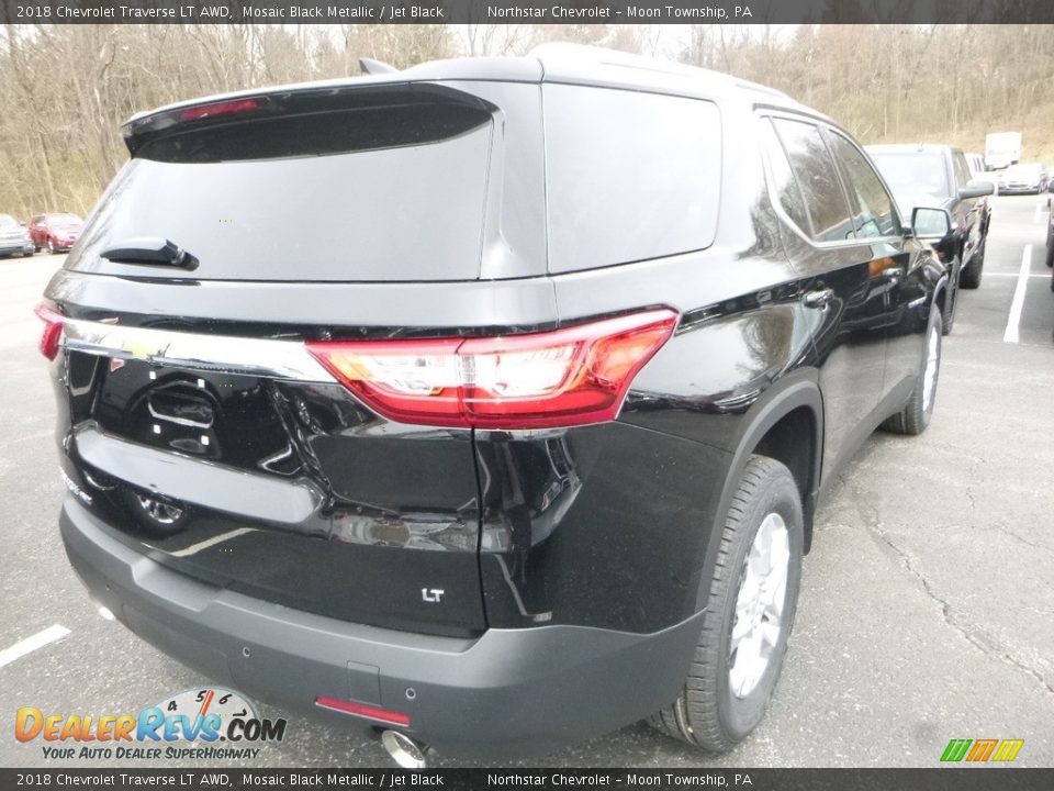 2018 Chevrolet Traverse LT AWD Mosaic Black Metallic / Jet Black Photo #5