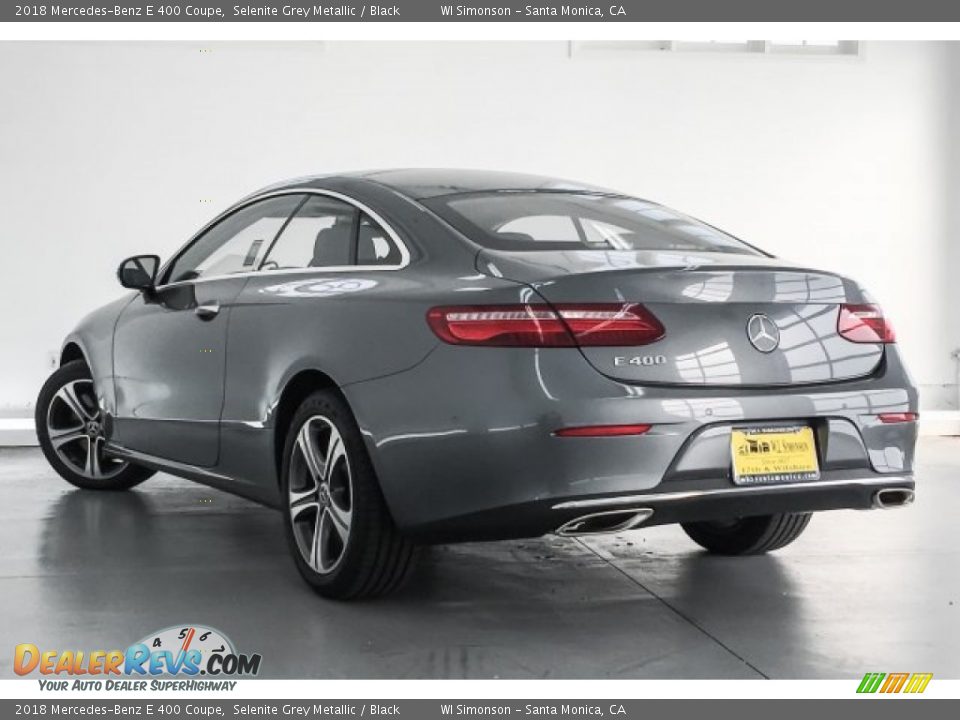 2018 Mercedes-Benz E 400 Coupe Selenite Grey Metallic / Black Photo #4