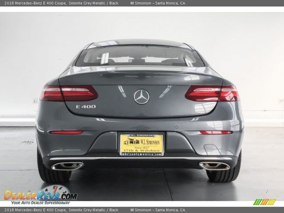 2018 Mercedes-Benz E 400 Coupe Selenite Grey Metallic / Black Photo #5