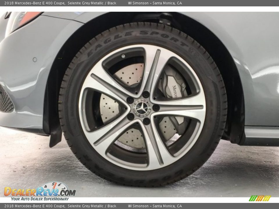 2018 Mercedes-Benz E 400 Coupe Selenite Grey Metallic / Black Photo #10