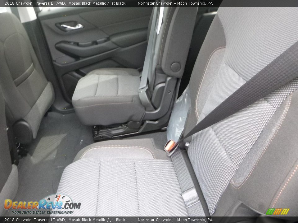 2018 Chevrolet Traverse LT AWD Mosaic Black Metallic / Jet Black Photo #13