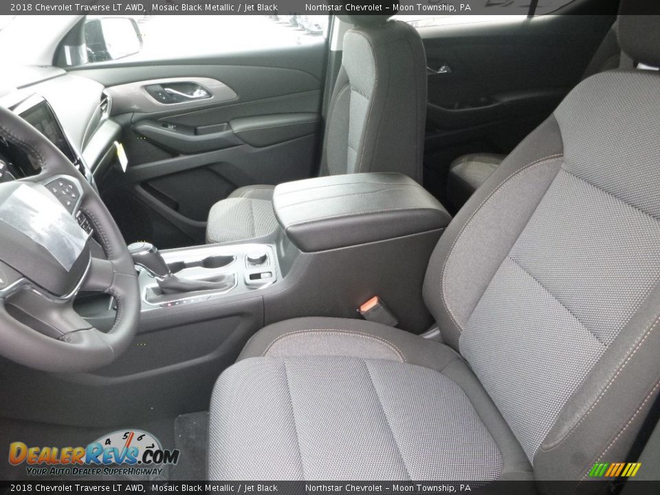 2018 Chevrolet Traverse LT AWD Mosaic Black Metallic / Jet Black Photo #17