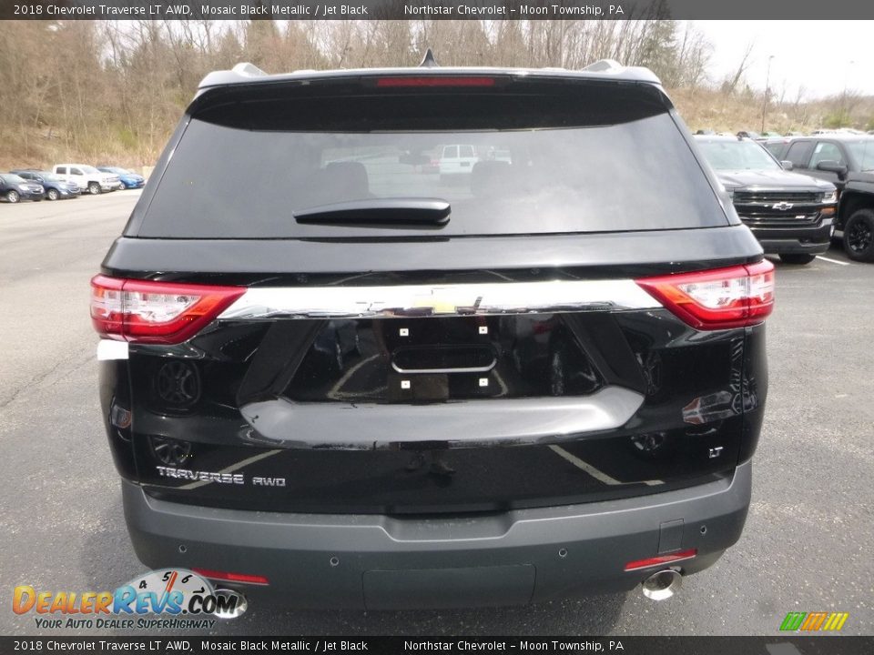 2018 Chevrolet Traverse LT AWD Mosaic Black Metallic / Jet Black Photo #4