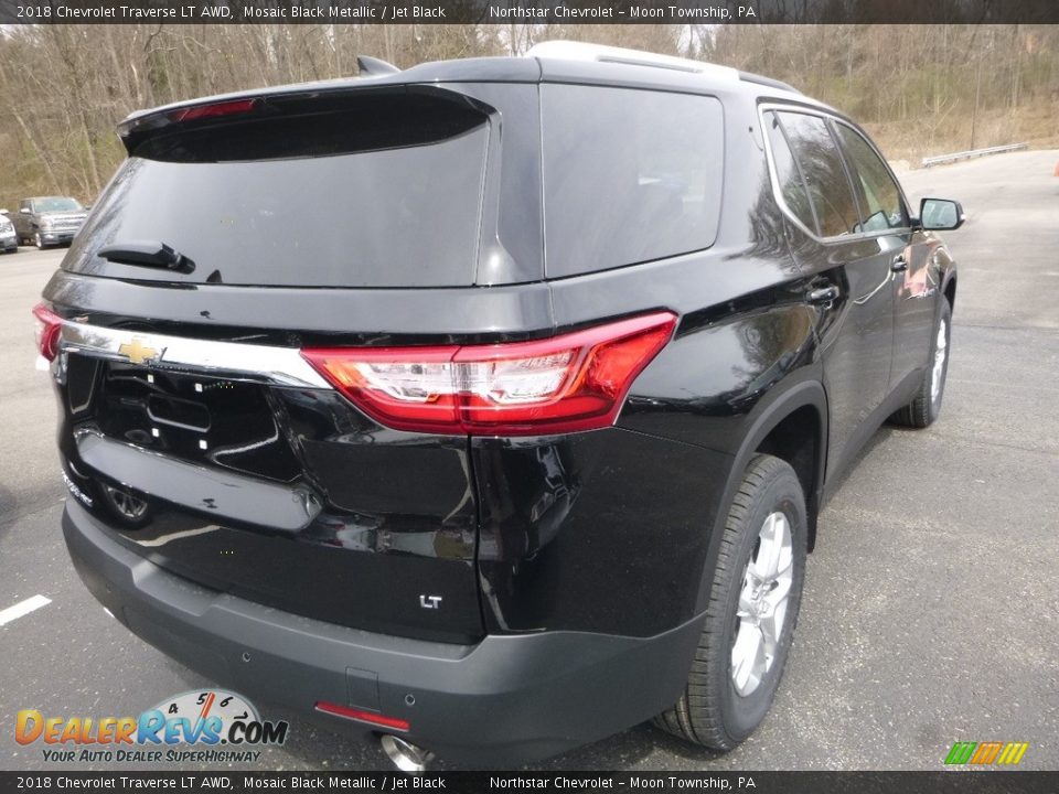 2018 Chevrolet Traverse LT AWD Mosaic Black Metallic / Jet Black Photo #5
