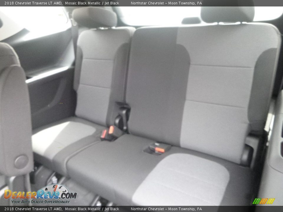 2018 Chevrolet Traverse LT AWD Mosaic Black Metallic / Jet Black Photo #14
