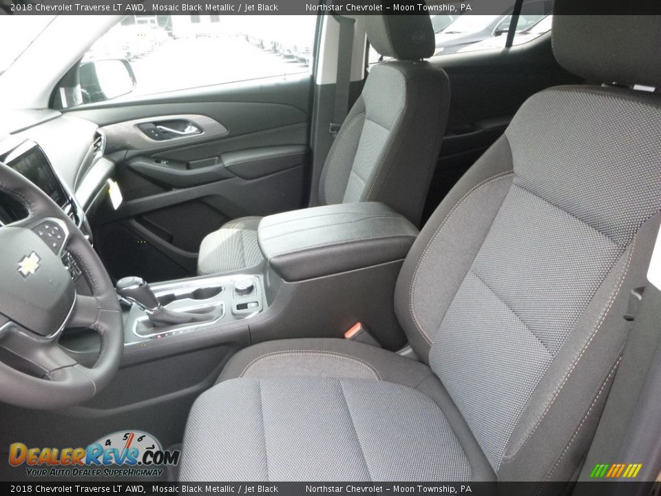 2018 Chevrolet Traverse LT AWD Mosaic Black Metallic / Jet Black Photo #17
