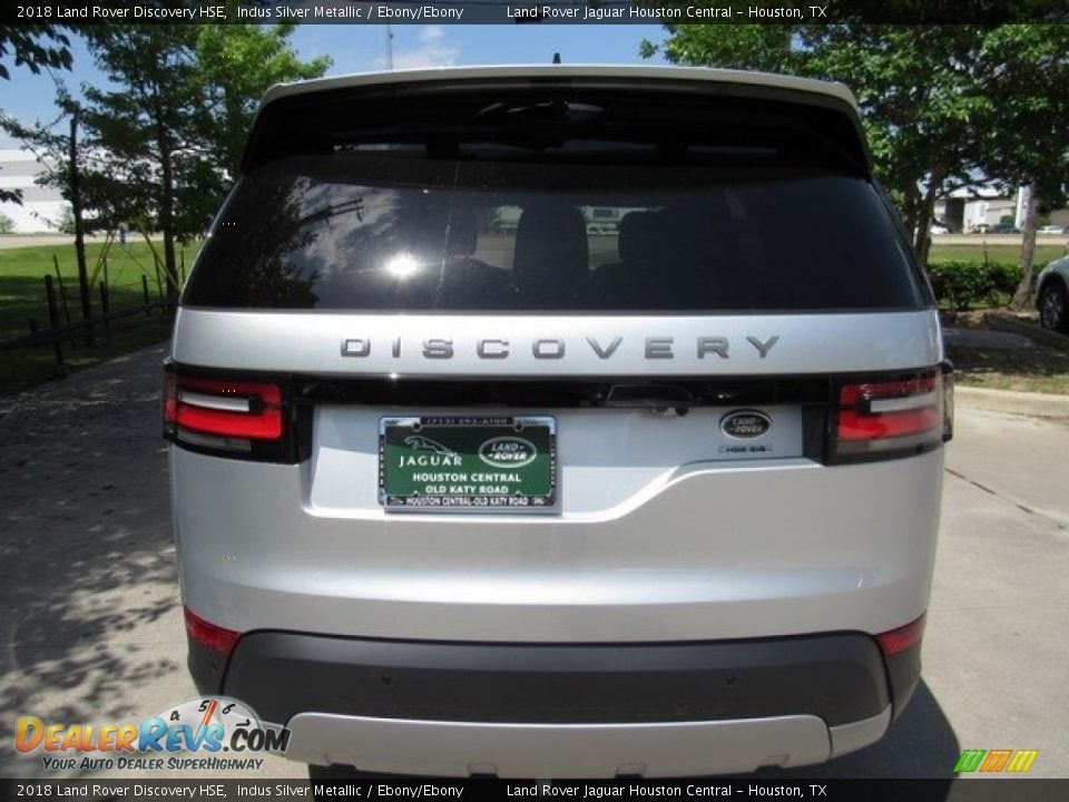2018 Land Rover Discovery HSE Indus Silver Metallic / Ebony/Ebony Photo #8