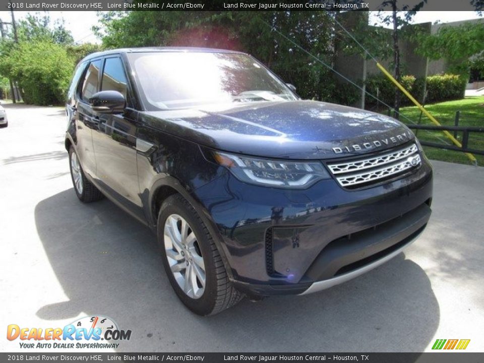 2018 Land Rover Discovery HSE Loire Blue Metallic / Acorn/Ebony Photo #2