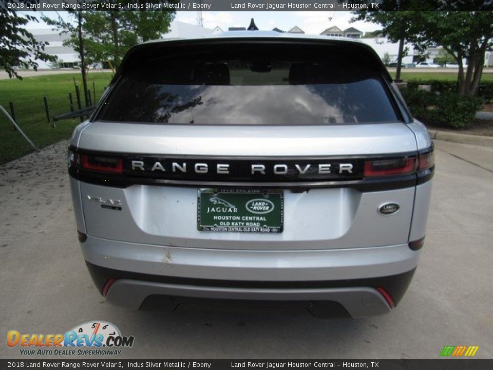 2018 Land Rover Range Rover Velar S Indus Silver Metallic / Ebony Photo #5