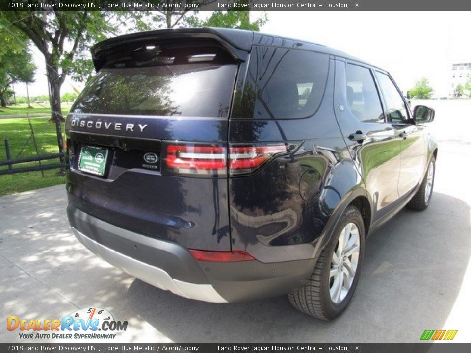 2018 Land Rover Discovery HSE Loire Blue Metallic / Acorn/Ebony Photo #7