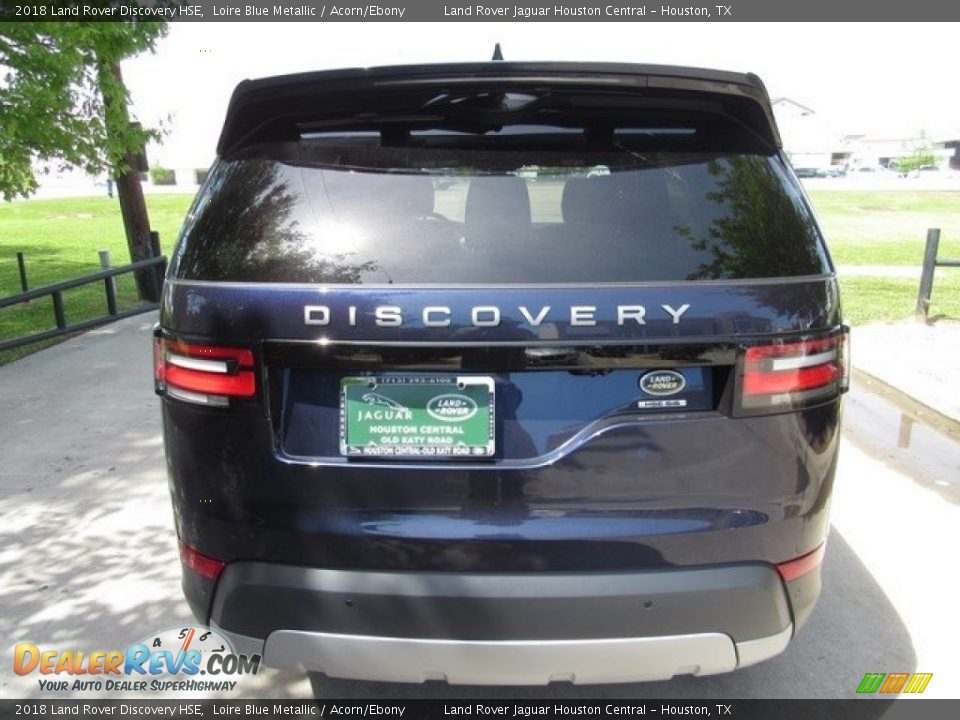 2018 Land Rover Discovery HSE Loire Blue Metallic / Acorn/Ebony Photo #8