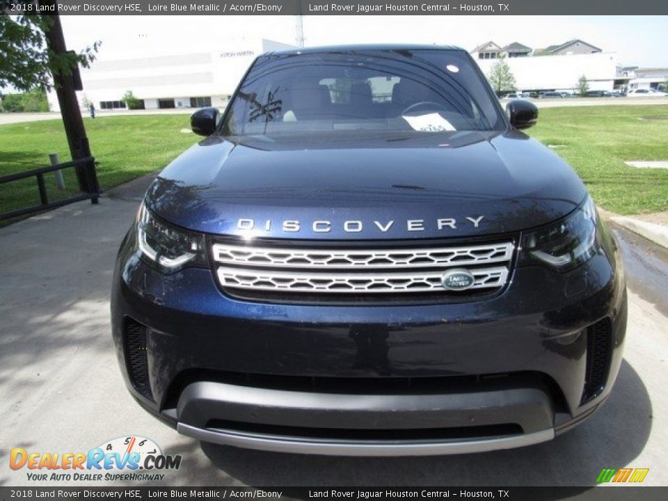 2018 Land Rover Discovery HSE Loire Blue Metallic / Acorn/Ebony Photo #9