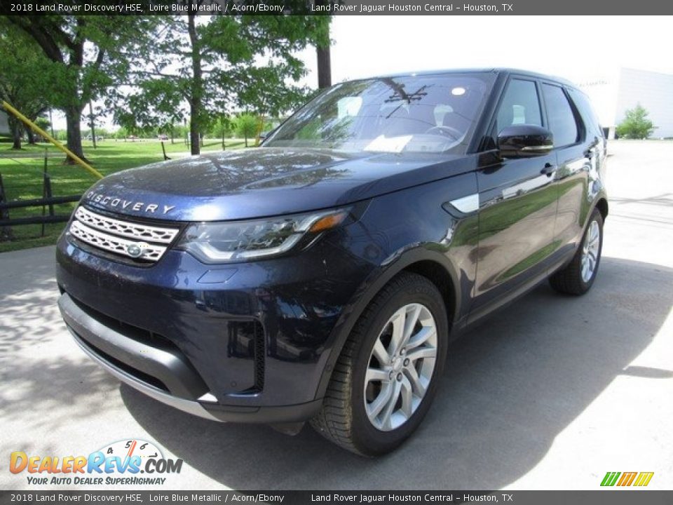 2018 Land Rover Discovery HSE Loire Blue Metallic / Acorn/Ebony Photo #10