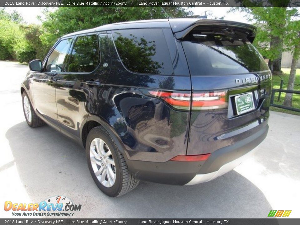 2018 Land Rover Discovery HSE Loire Blue Metallic / Acorn/Ebony Photo #12