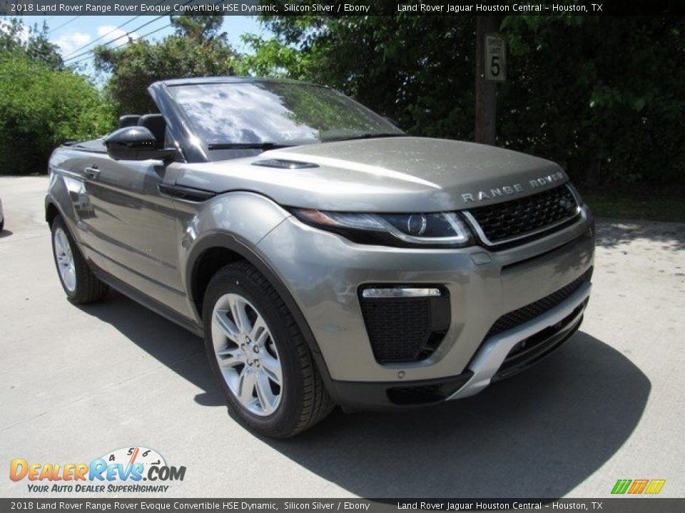 2018 Land Rover Range Rover Evoque Convertible HSE Dynamic Silicon Silver / Ebony Photo #2