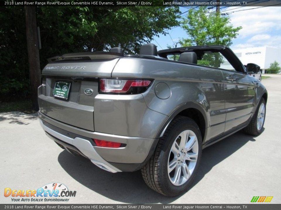 2018 Land Rover Range Rover Evoque Convertible HSE Dynamic Silicon Silver / Ebony Photo #7