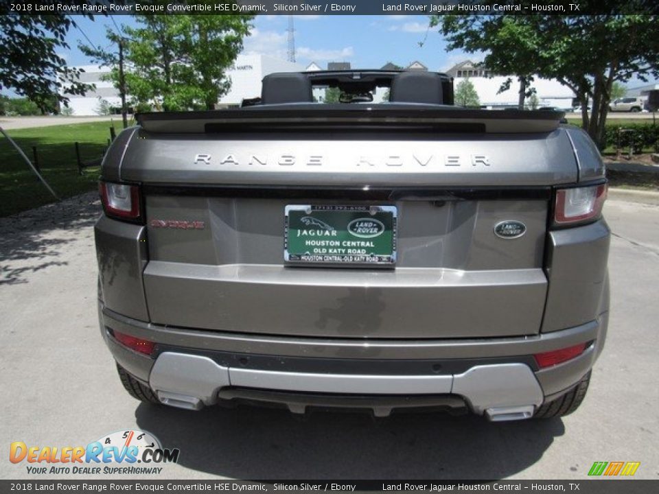 2018 Land Rover Range Rover Evoque Convertible HSE Dynamic Silicon Silver / Ebony Photo #8