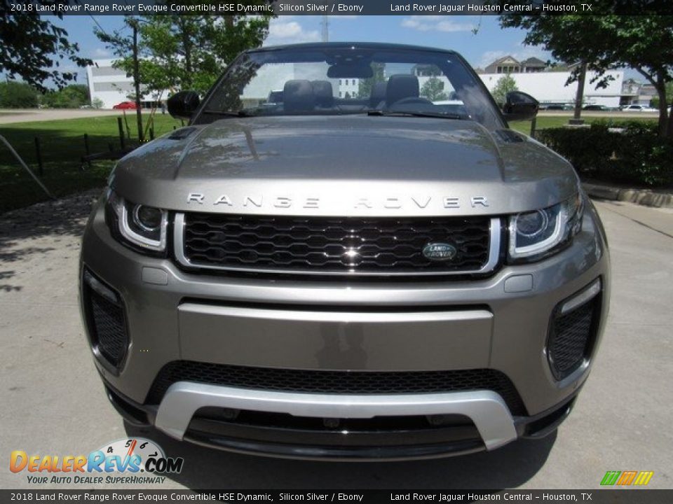 2018 Land Rover Range Rover Evoque Convertible HSE Dynamic Silicon Silver / Ebony Photo #9