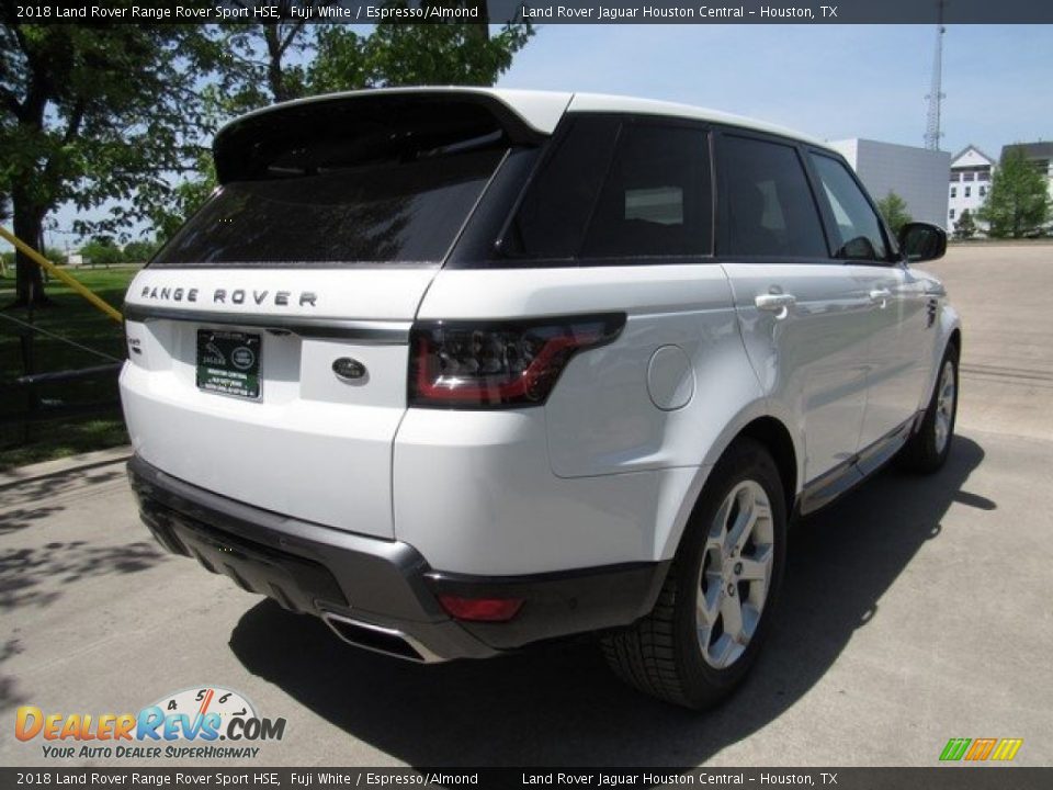 2018 Land Rover Range Rover Sport HSE Fuji White / Espresso/Almond Photo #7